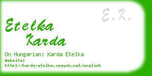 etelka karda business card